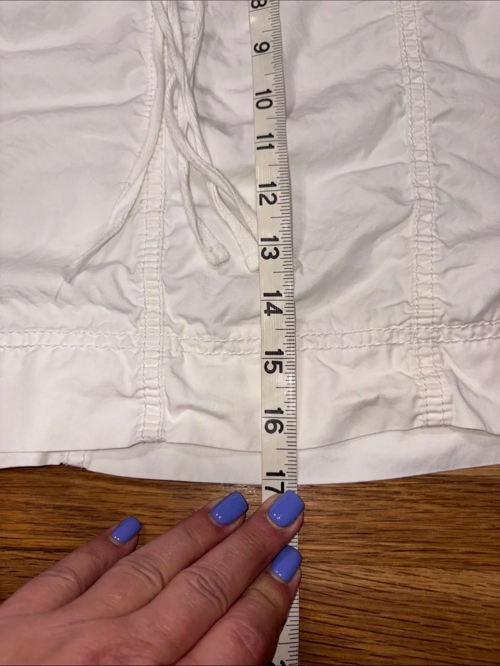 LOFT white cotton mini skirt